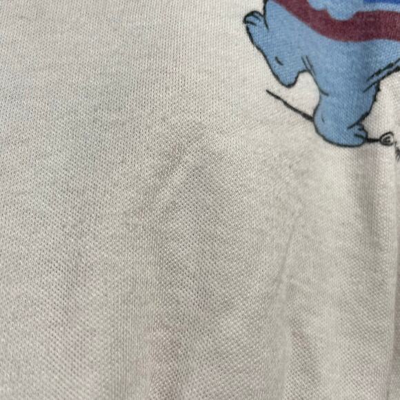 Vintage 80's Sesame Street Cookie Monster Maroon Collared Shirt Boy's 1T - Picture 3 of 6